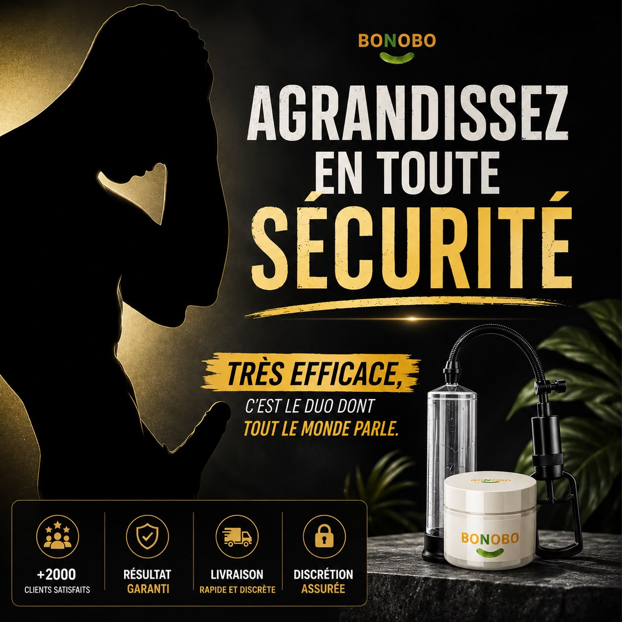 BONOBO + POMPE : Le meilleur combo pour gagner en taille et en puissance