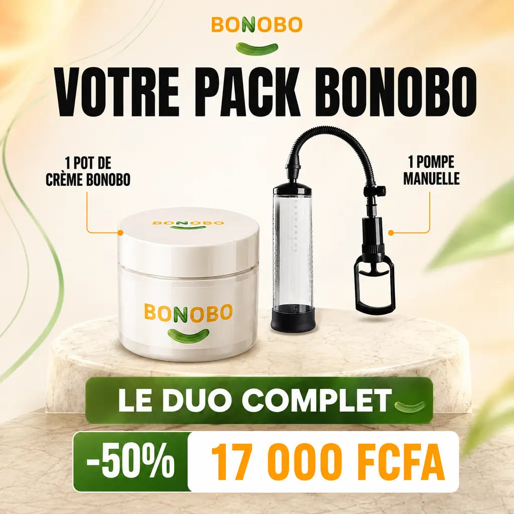 Crème et pompe du pack BONOBO