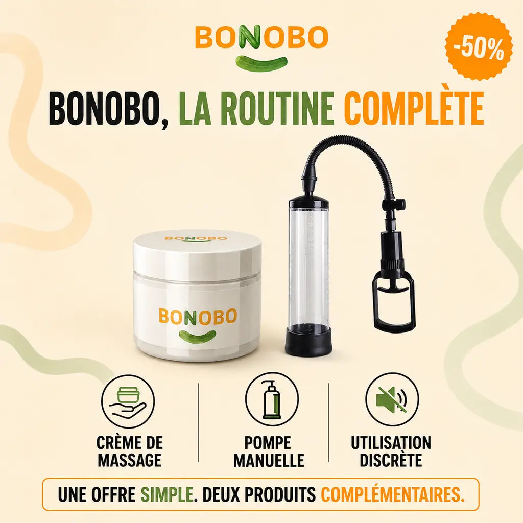 La routine complète crème et pompe BONOBO